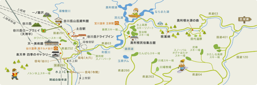 谷川岳ガイドマップ